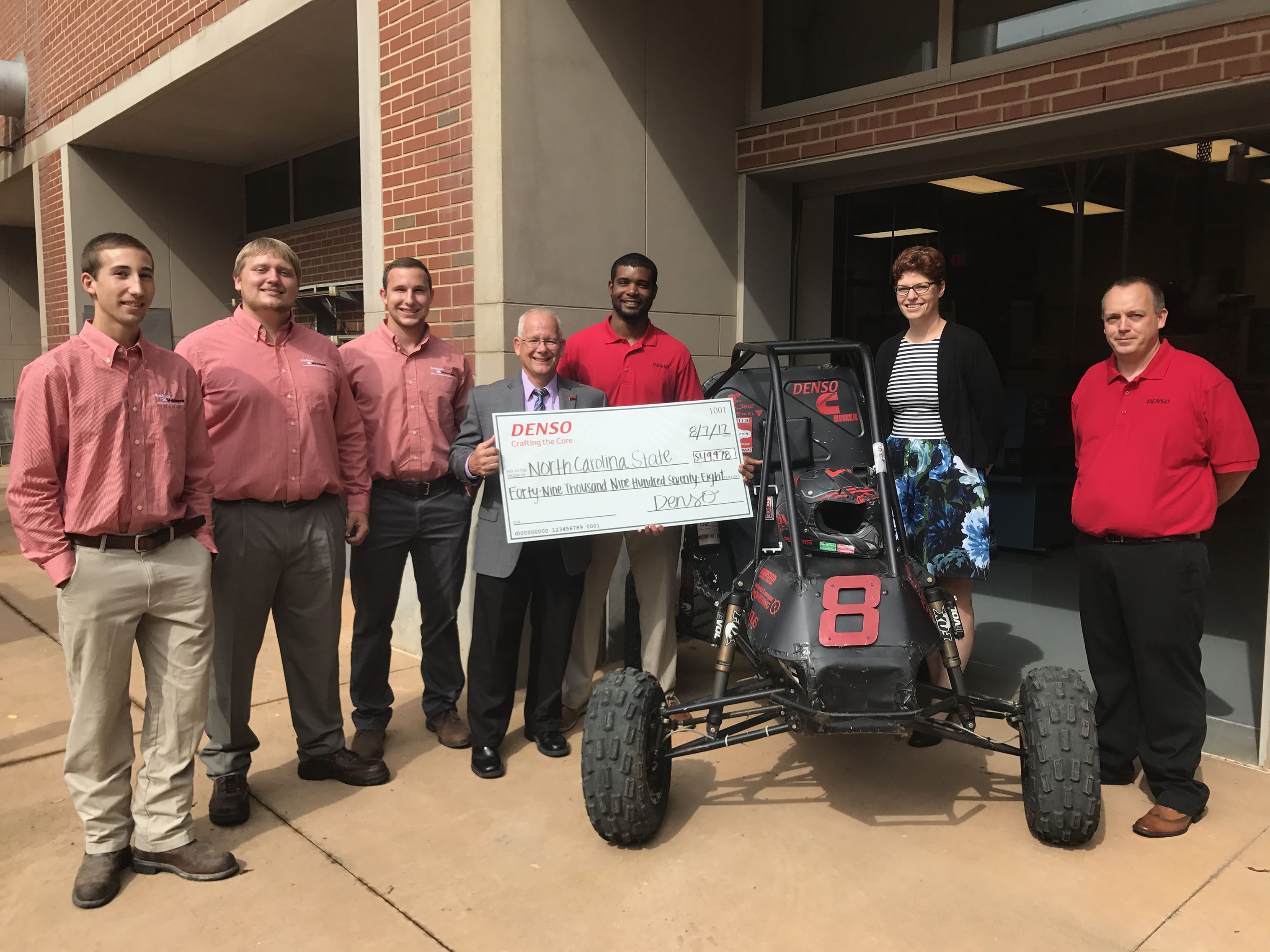 DENSO with Baja SAE team